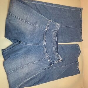 We The Free Denim Blue Wide Leg Jeans